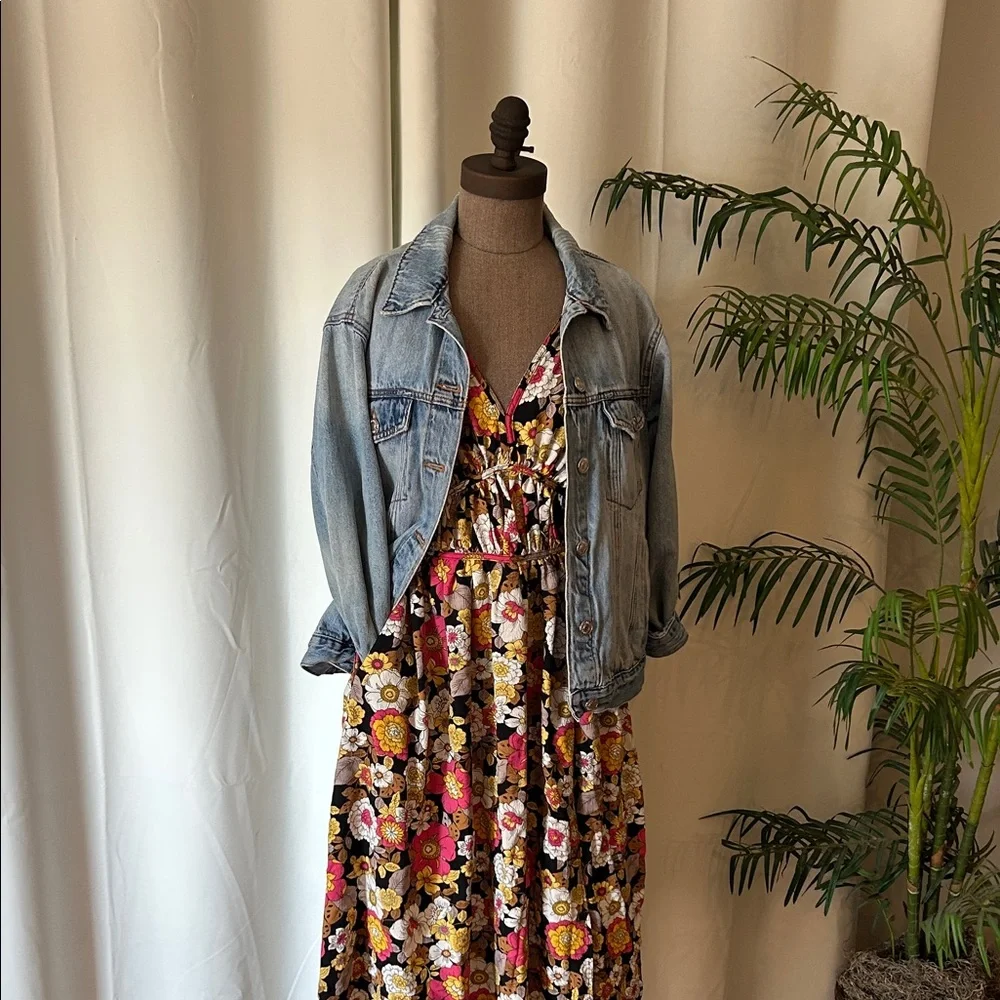 Fall Floral Maxi Dress - Picture 6 of 9